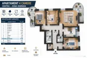Apartament premium cu 4 camere 90 mp – Centru, Hotel Ramad