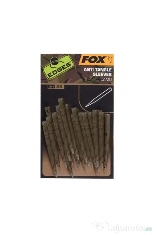 Mansoane Fox Edges Camo Anti Tangle Sleeves X25
