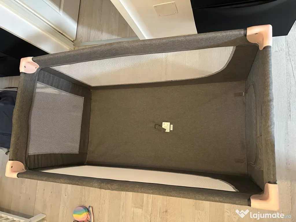 Pătuț Kinderkraft + saltea Ikea