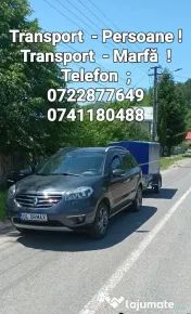 Ofer servicii de Transport Persoane, Marfă și Rent a Car
