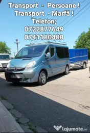 Ofer servicii de Transport Persoane, Marfă și Rent a Car