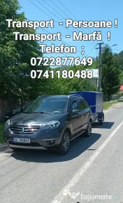 Ofer servicii de Transport Persoane, Marfă și Rent a Car