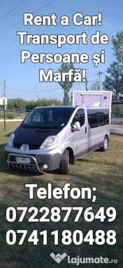 Ofer servicii de Transport Persoane, Marfă și Rent a Car