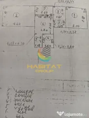 Apartament 2 Camere 46mp Strada Lamotesti 