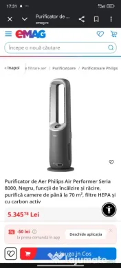 Purificator aer PHILIPS 3 in 1 seria 8000