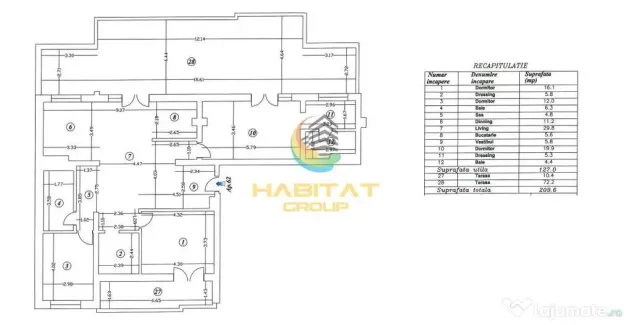 Mihai Bravu PENTHOUSE 4 camere mutare rapida 2 min metrou - Bucuresti (Bucuresti-Ilfov)