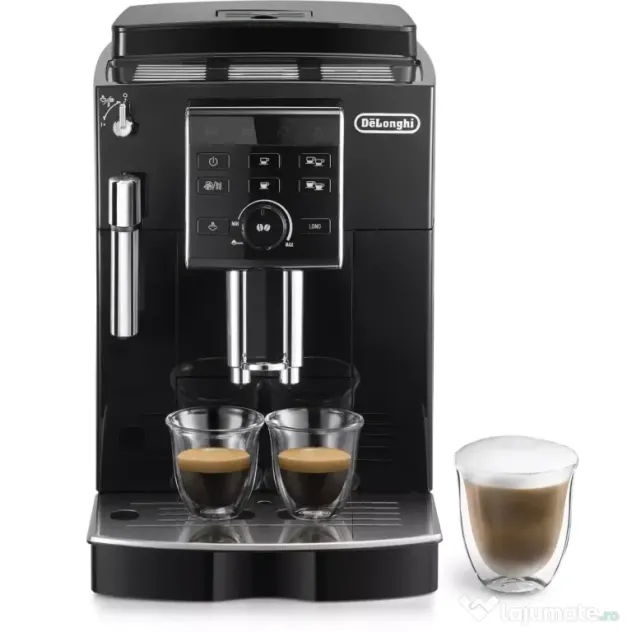 Espressor automat Delonghi Magnifica S, 15 bar, 1450 w, 1.8 l, spumare, negru