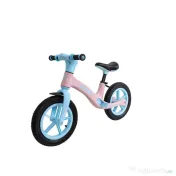 Bicicleta fara pedale pentru copii IRUIQI, roti de cauciuc si scaun reglabil, +3ani, albastru si roz Z-TOOLS / ZTS8288 