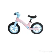 Bicicleta fara pedale pentru copii IRUIQI, roti de cauciuc si scaun reglabil, +3ani, albastru si roz Z-TOOLS / ZTS8288 