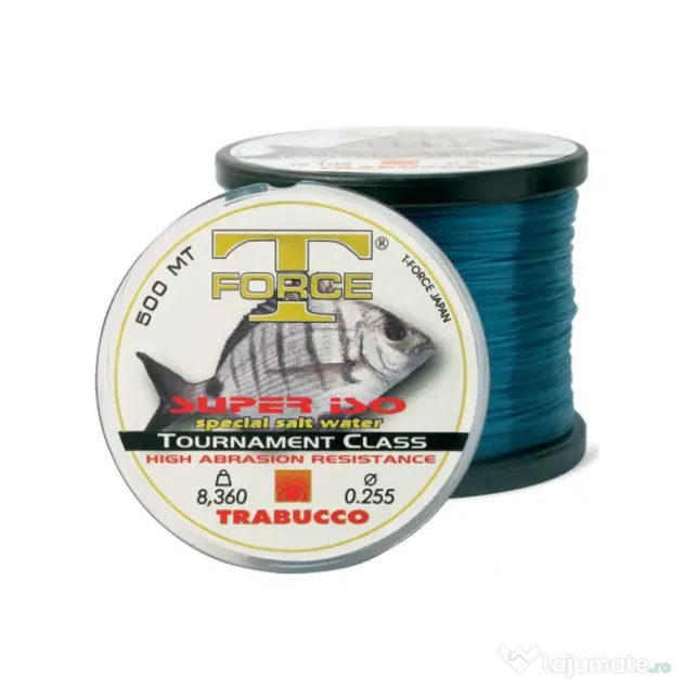 Fir Monofilament Trabucco TouRNament S/ISO 500M, 0,255mm