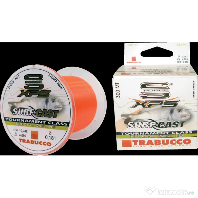 Fir Monofilament Trabucco S Force Xps Surf Cast 300M, 0.20mm
