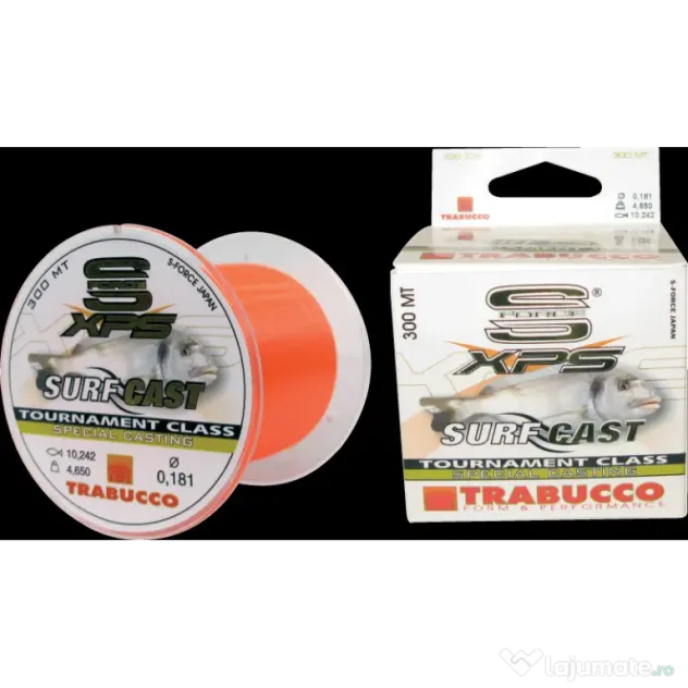Fir Monofilament Trabucco S Force Xps Surf Cast 300M, 0.20mm