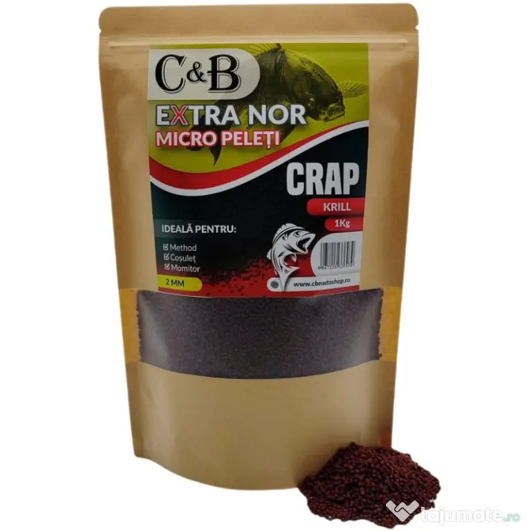 Micropelete C&B Krill 2mm, 1kg