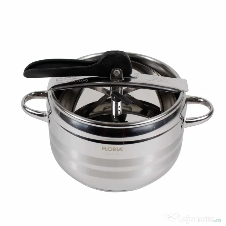 Oala sub presiune inox cu capac, diametru 20 cm, 5L / ZLN 4627