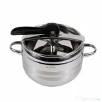 Oala sub presiune inox cu capac, diametru 20 cm, 5L / ZLN 4627