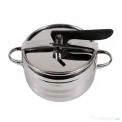 Oala sub presiune inox cu capac, diametru 20 cm, 5L / ZLN 4627 