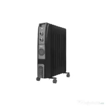 Calorifer electric cu ulei, termostat reglabil, putere 2500W, 11 elementi, negru / ZLN 1963