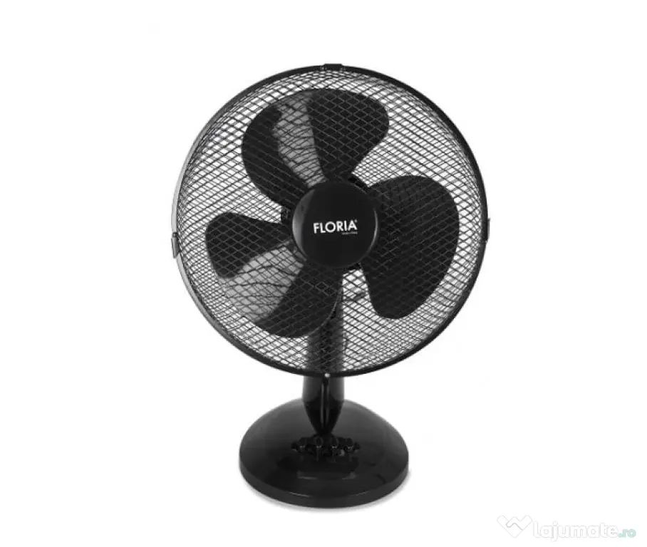 Ventilator de birou Floria , Diametru 34 cm, Putere 35 W, 3 viteze, Functie oscilare / ZLN 3383