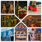 Pachet iluminat festiv Craciun decorațiuni profesionale exterior