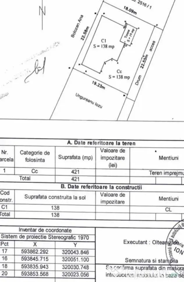 Popesti-Leordeni Vila individuala 5 camere teren 421mp - Popesti Leordeni (Bucuresti-Ilfov)