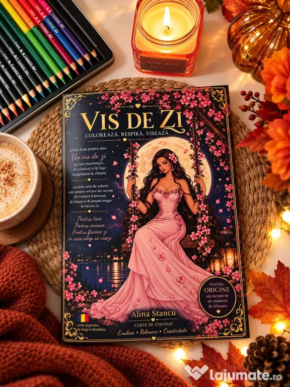 VIS DE ZI – Carte de colorat | Prima ediție | Alina Stancu