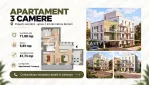 3 Camere | 2 Bai | Bloc boutique | Popesti Leordeni