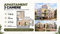 3 Camere | 2 Bai | Bloc boutique | Popesti Leordeni 