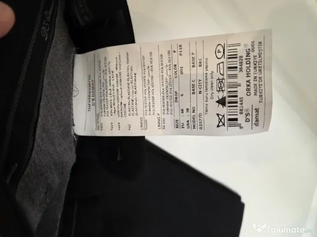 Costum bărbătesc D'S Damat – NOU, mărimea 48