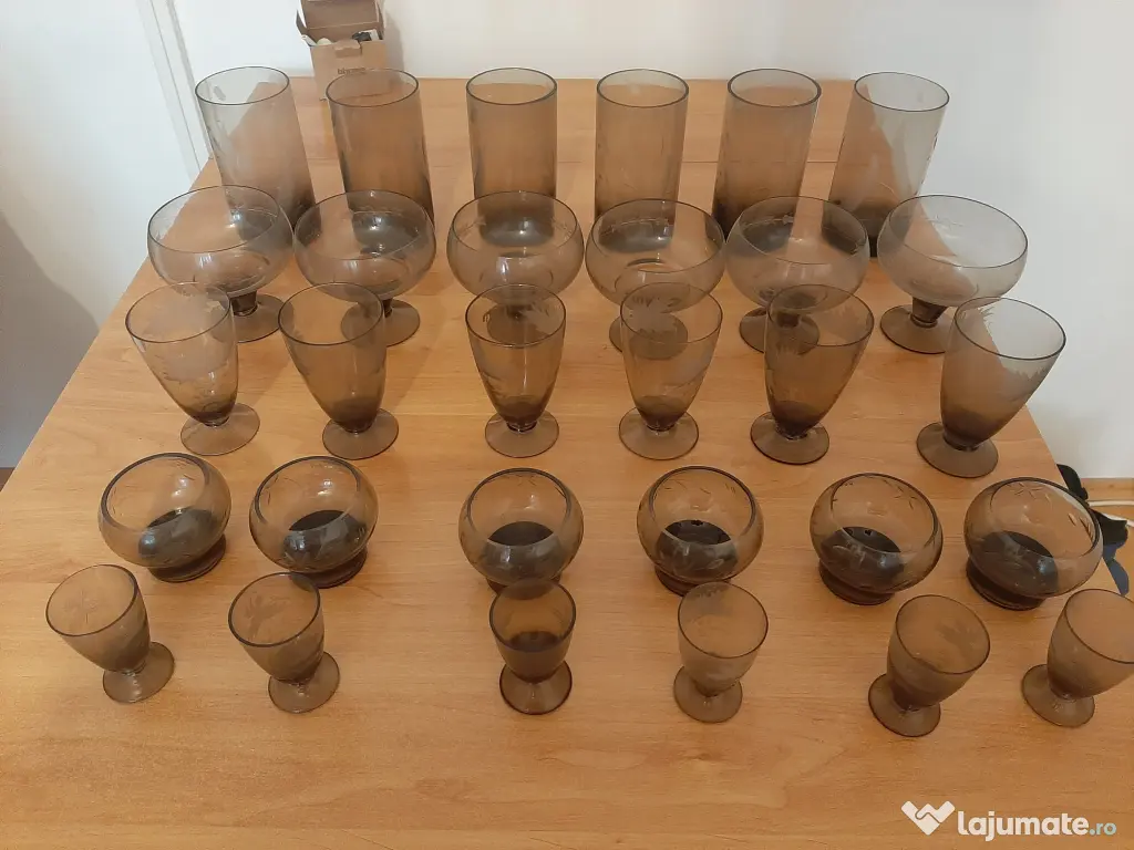 set pahare fumurii vintage