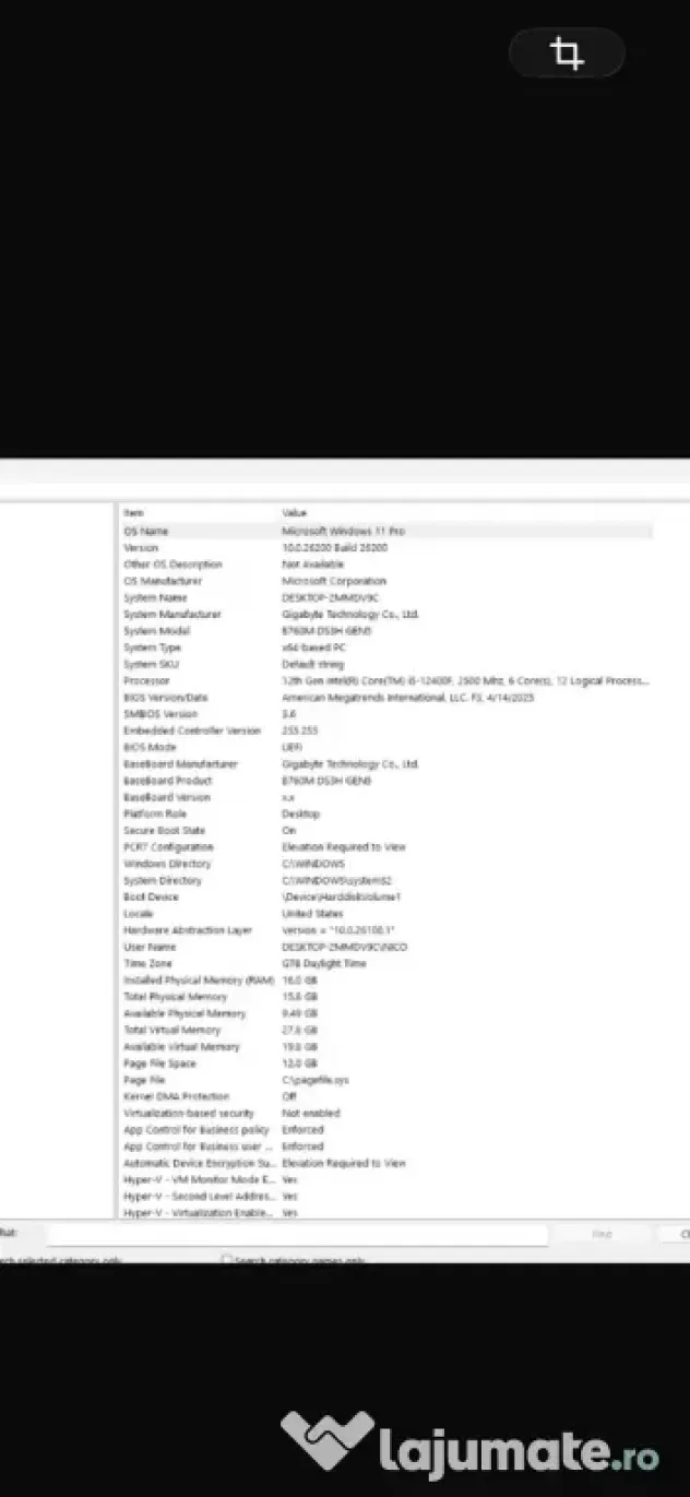 Pc gaming RTX 3060 12GB / Intel i5 Gen 13 / DDR5 / 1TB SSD