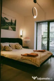 Apartament Modern cu Grădină Privată 45mp în The Lake Home Sibiu 