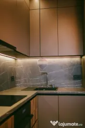 Apartament Modern cu Grădină Privată 45mp în The Lake Home Sibiu 