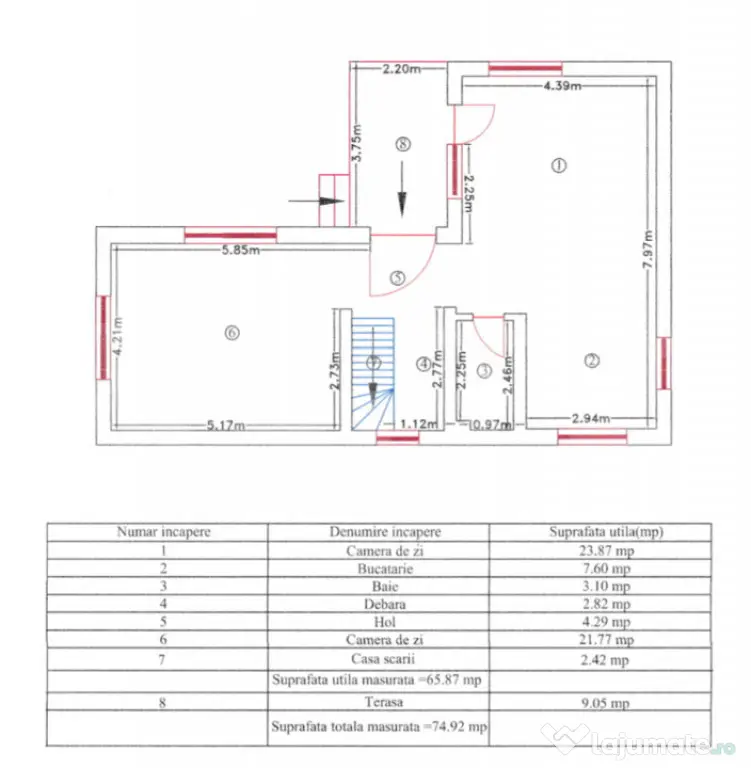 Casă individuală 130 mp, teren 287 mp, la cheie inceput de - Floresti (Cluj)