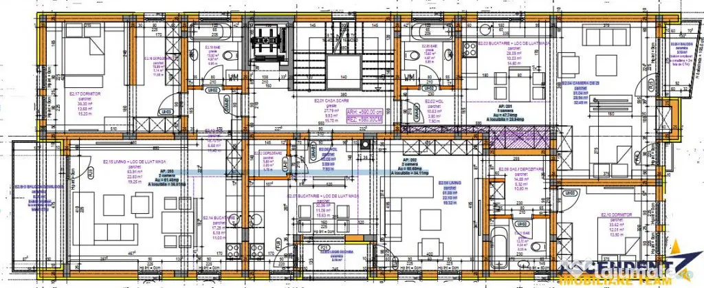Decomandat si spatios, 62 mp utili, in bloc tip vila, Tracto - Brasov (Brasov)