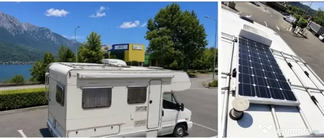 Autorulotă FIAT 1.9  Cort-Clima Stationare-Panou Solar