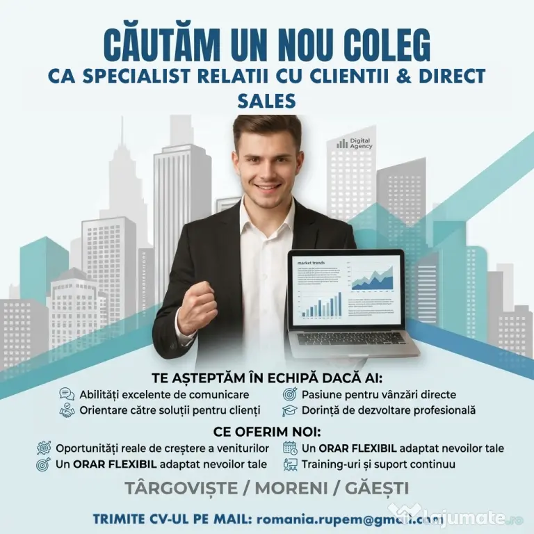 Specialist Relații Clienți & Direct Sales
