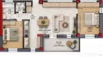 Apartament cu 3 camere, 72.20 mp, zona Terra Gardens, Comisi