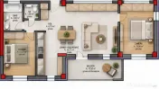 Apartament cu 3 camere, 72,2 mp, zona Terra Gardens, Comisio 