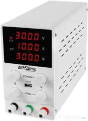 Sursă de laborator reglabilă XD5870 – 0-30V, 0-10A, Afișaj digital de precizie, Protecție scurtcircuit, Eficiență >85% 