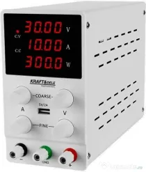 Sursă de laborator reglabilă XD5870 – 0-30V, 0-10A, Afișaj digital de precizie, Protecție scurtcircuit, Eficiență >85%