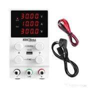 Sursă de laborator reglabilă XD5870 – 0-30V, 0-10A, Afișaj digital de precizie, Protecție scurtcircuit, Eficiență >85% 