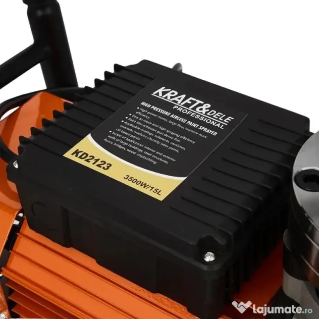 Pompa zugravit vopsit airless electrica cu piston 3.5KW 15L/min KD2123
