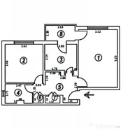 Apartament 2 camere, 49 mp, zona Sarari 
