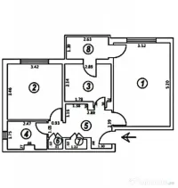 Apartament 2 camere, 49 mp, zona Sarari 