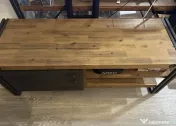 SET Mobilier Industrial (Bar cu 4 scaune, Comoda TV si Etajera) furnir 