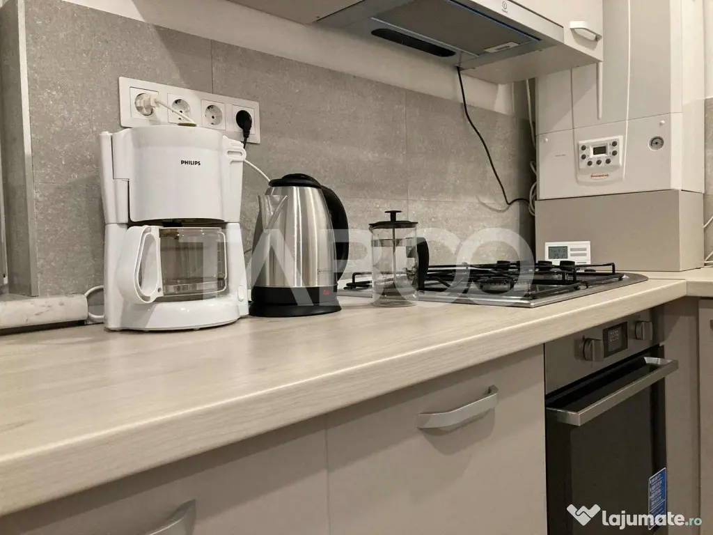 Apartament modern de inchiriat 3 camere etaj 1 Centru - Cons - Sibiu (Sibiu)