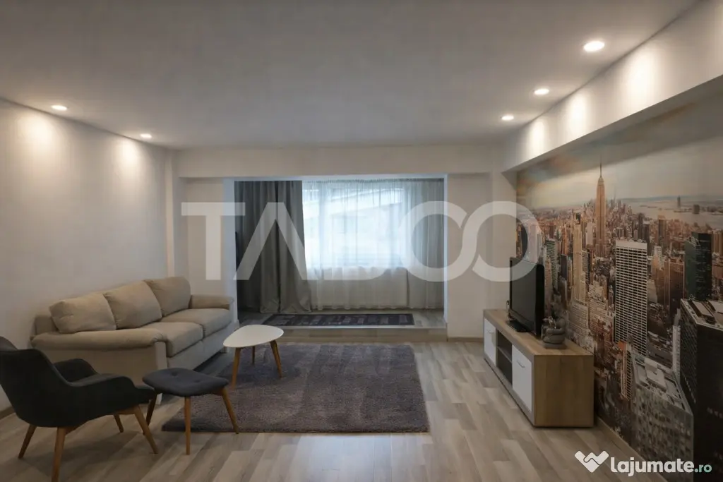Apartament modern de inchiriat 3 camere etaj 1 Centru - Cons - Sibiu (Sibiu)