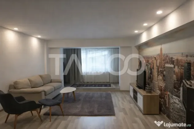 Apartament modern de inchiriat 3 camere etaj 1 Centru - Cons - Sibiu (Sibiu)