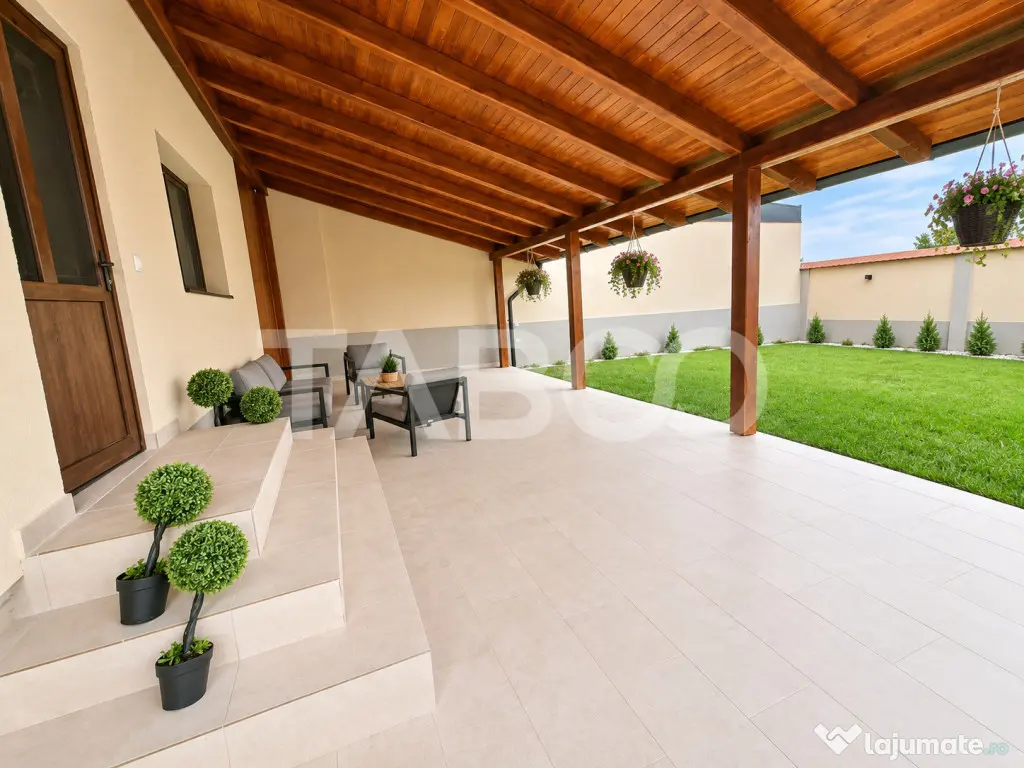 Casa individuala la prima inchiriere 4 camere terasa curte S - Sura Mica (Sibiu)