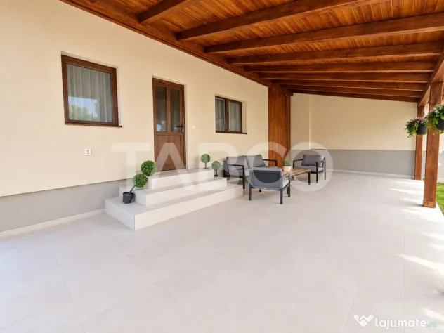 Casa individuala la prima inchiriere 4 camere terasa curte S - Sura Mica (Sibiu)
